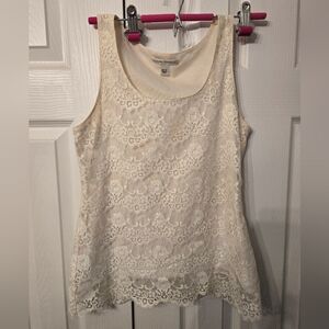 (XS) Banana Republic Lined Lace Top